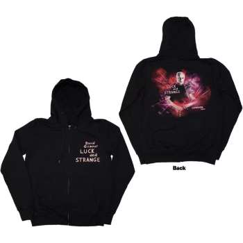 Mercancía David Gilmour: David Gilmour Unisex Pullover Hoodie: Luck & Strange London (black) (back Print & Ex-tour) (medium) M