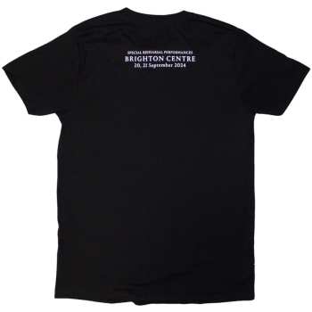 Mercancía David Gilmour: David Gilmour Unisex T-shirt: Luck & Strange Album Brighton (black) (back Print & Ex-tour) (small) S