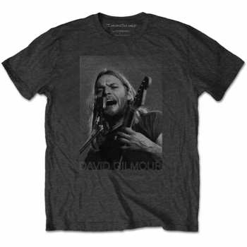 Mercancía David Gilmour: Tričko On Microphone Half-tone  S