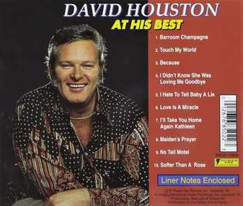 CD David Houston: David Houston At His Best