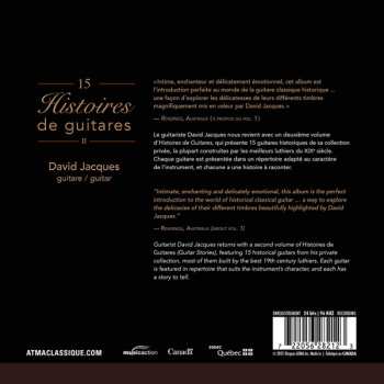 CD David Jacques: 15 Histories De Guitares II
