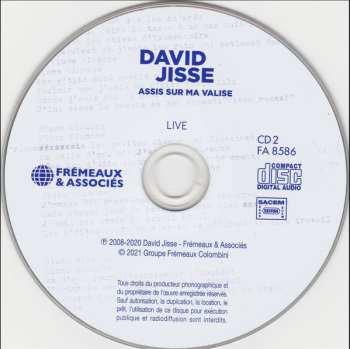 2CD David Jisse: Assis Sur Ma Valise