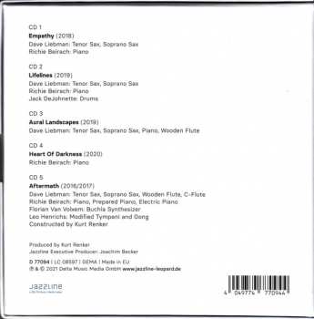 5CD/Caja David Liebman / Richard Beirach: Empathy (Five Improvised Soundscapes 2016-2020)
