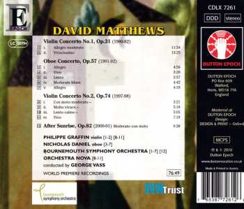 CD Bournemouth Symphony Orchestra: Violin Concertos & Oboe Concerto