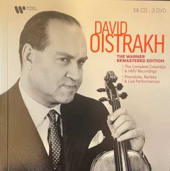 58CD/3DVD/Caja David Oistrach: The Warner Remastered Edition - (The Complete Columbia & HMV Recordings / Premieres, Rarities & Live Performances)
