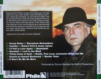 CD David Olney: Real Lies