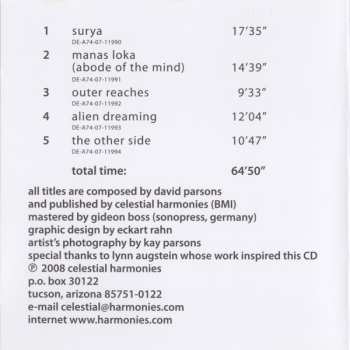 CD David Parsons: Surya
