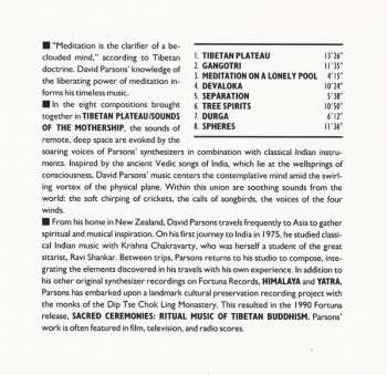 CD David Parsons: Tibetan Plateau + Sounds Of The Mothership