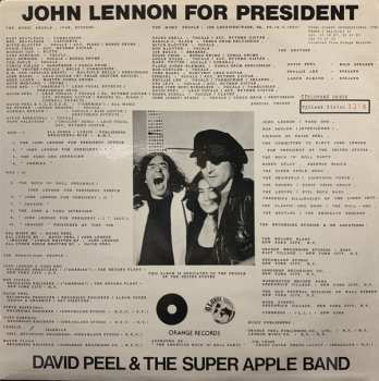 LP David Peel & The Super Apple Band: John Lennon For President