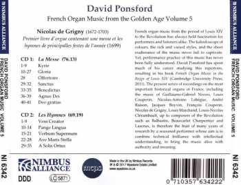 2CD Nicolas De Grigny: French Organ Music, Volume 5
