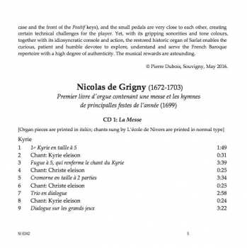 2CD Nicolas De Grigny: French Organ Music, Volume 5