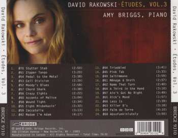 CD David Rakowski: Études, Vol. 3