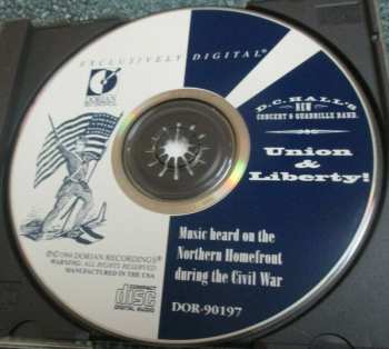 CD D.C. Hall's New Concert & Quadrille Band: Union & Liberty