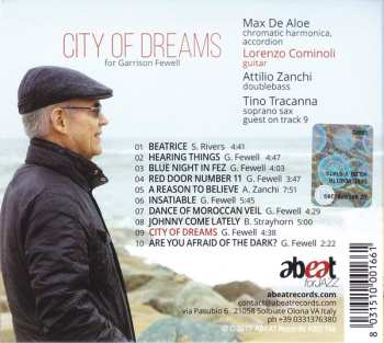 CD Attilio Zanchi: City Of Dreams (For Garrison Fewell)