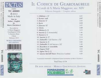 CD Marco Giacintucci: Il Codice Di Guardiagrele (I Corali di S. Maria Maggiore, Sec. XIV)