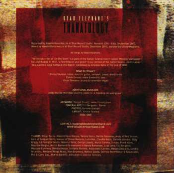 CD Dead Elephant: Thanatology LTD