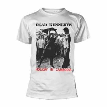 Mercancía Dead Kennedys: Tričko Holiday In Cambodia (white) S