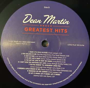 LP Dean Martin: Greatest Hits LTD