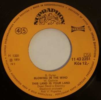 SP Dean Reed: Blowing In The Wind / This Land Is Your Land / Tell Me How