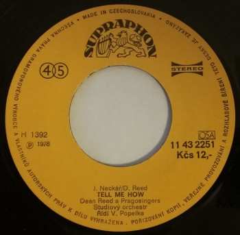 SP Dean Reed: Blowing In The Wind / This Land Is Your Land / Tell Me How