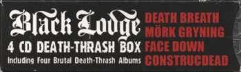 4CD/DVD/Caja Mörk Gryning: 4 CD Death-Thrash Box