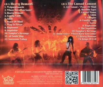 2CD Death SS: Heavy Demons / The Cursed Concert LTD