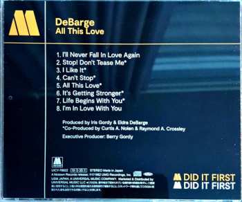 CD DeBarge: All This Love LTD