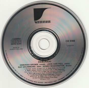 CD Jack van Poll: Deborah!