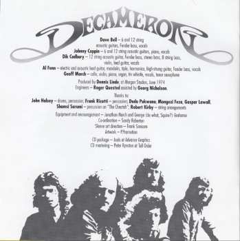 CD Decameron: Mammoth Special (... plus)