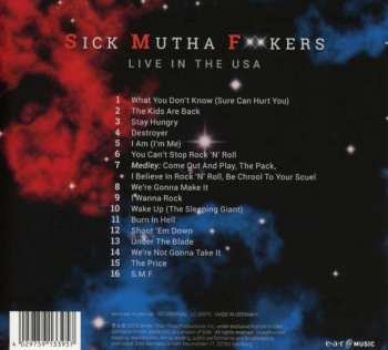 CD Dee Snider's Sick Mutha Fuckers: Sick Mutha F**kers Live In The USA