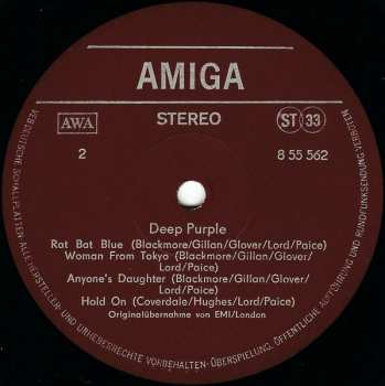 LP Deep Purple: Deep Purple