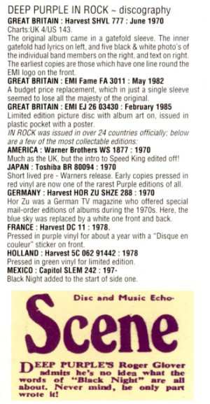 CD Deep Purple: Deep Purple In Rock