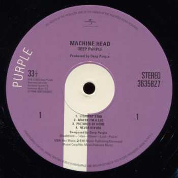 LP Deep Purple: Machine Head LTD