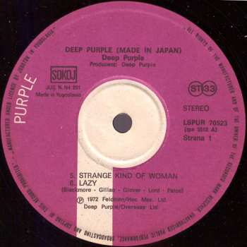 2LP Deep Purple: Made In Japan