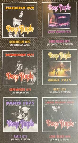 16LP/Caja Deep Purple: The Official Deep Purple (Overseas) Live Series DLX | LTD | CLR