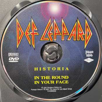DVD Def Leppard: Historia / In The Round In Your Face - DVD Collection