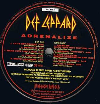CD Def Leppard: Adrenalize - Shm