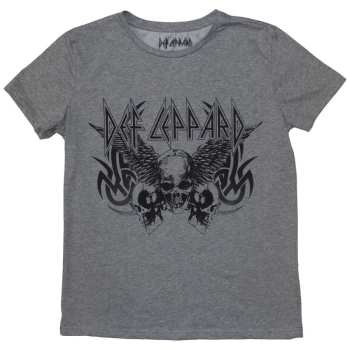 Merch Def Leppard: Mujeres Camiseta Tribal Skull