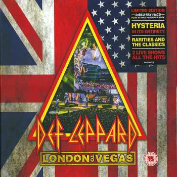 4CD/Caja/2Blu-ray Def Leppard: London To Vegas DLX | LTD