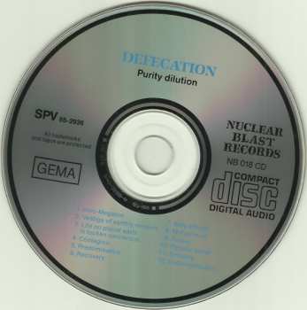 LP Defecation: Purity Dilution