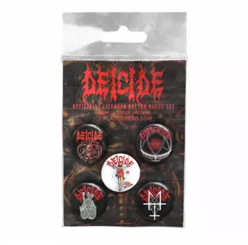 Juego de placas Deicide Button Badge Set