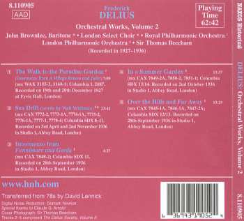CD Sir Thomas Beecham: Orchestral Works, Volume 2