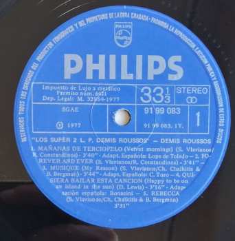 2LP Demis Roussos: Los Super 2LP
