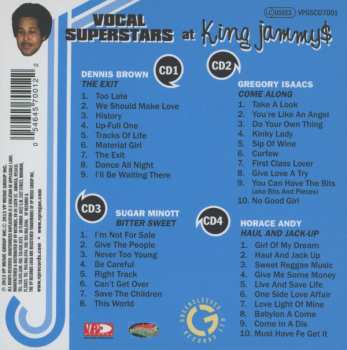 4CD/Caja Gregory Isaacs: Vocal Superstars At King Jammys