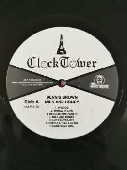 LP Dennis Brown: Milk and Honey