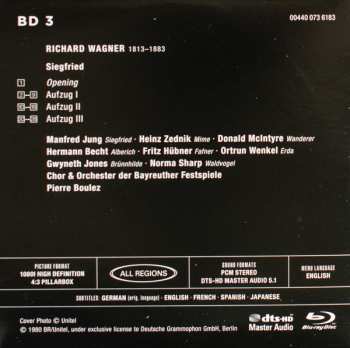 Caja/5Blu-ray Richard Wagner: Der Ring Des Nibelungen