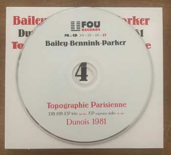 4CD/Caja Evan Parker: Topographie Parisienne (Dunois, April 2nd, 3d & 4th, 1981)
