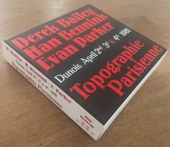 4CD/Caja Evan Parker: Topographie Parisienne (Dunois, April 2nd, 3d & 4th, 1981)