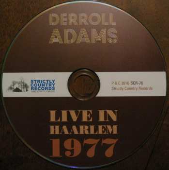 CD Derroll Adams: Live in Haarlem 1977