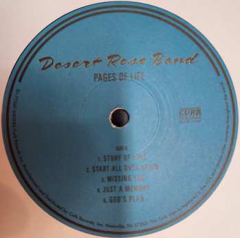 LP Desert Rose Band: Pages Of Life